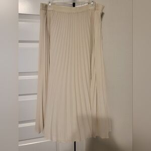 Rails NWOT Ivory Pleated Skirt Size XL